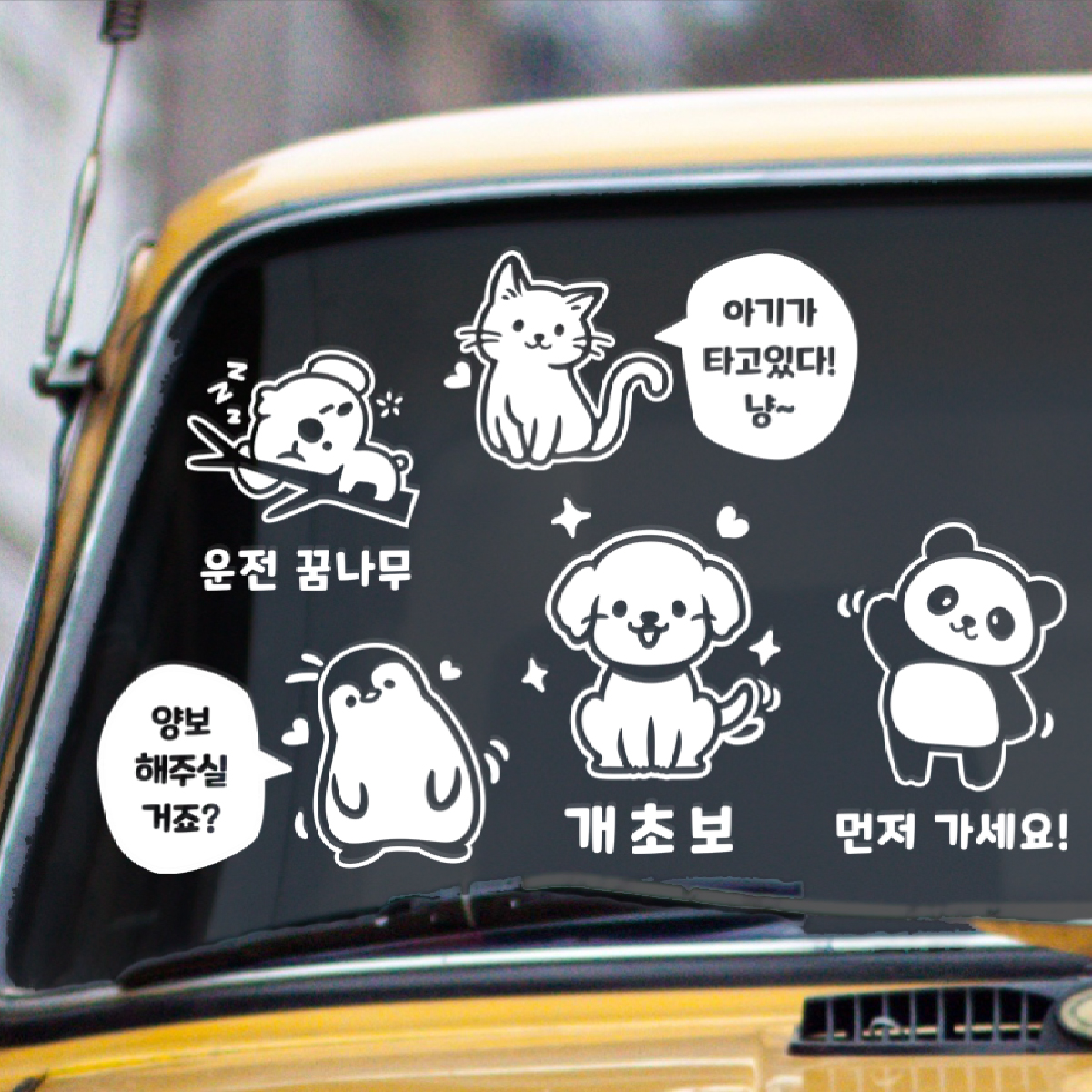 출력스토리 차량 스티커 출력 제작 사례